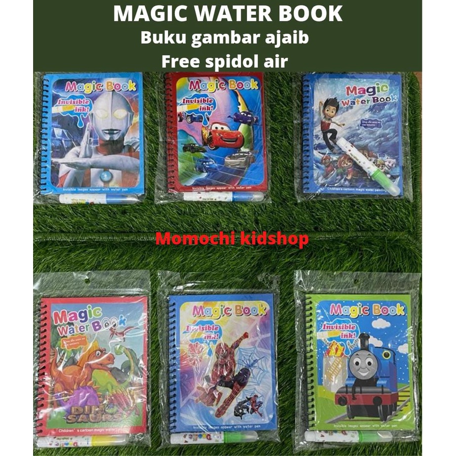 

MAGIC WATER BOOK MAGIC WATER PEN BUKU GAMBAR MEWARNAI BUKU WARNA MAINAN EDUKASI ANAK