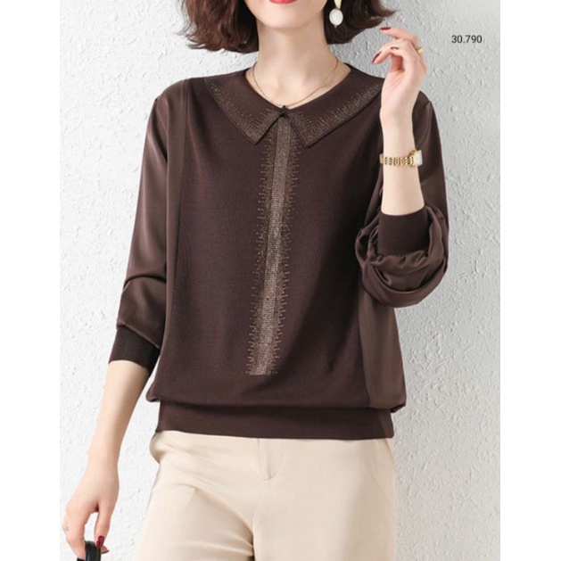 NEW ARIVALBLOUSE MIX ROMPI NEMPEL FASHION IMPORT TERBARU