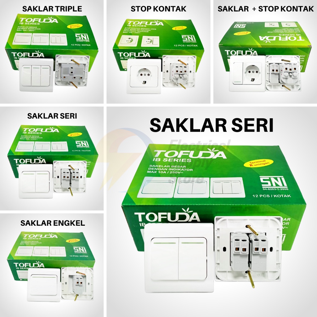 IB SAKLAR SERI / GANDA BESAR + INDIKATOR RADIUM TOFUDA T-802