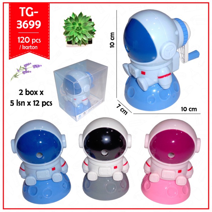 

Rautan meja putar bentuk astronot satuan RATU.SHOP25