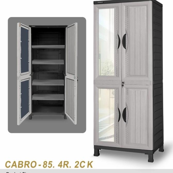 

lemari pakaian plastik napolly hambalan CABRO 85 stock ready