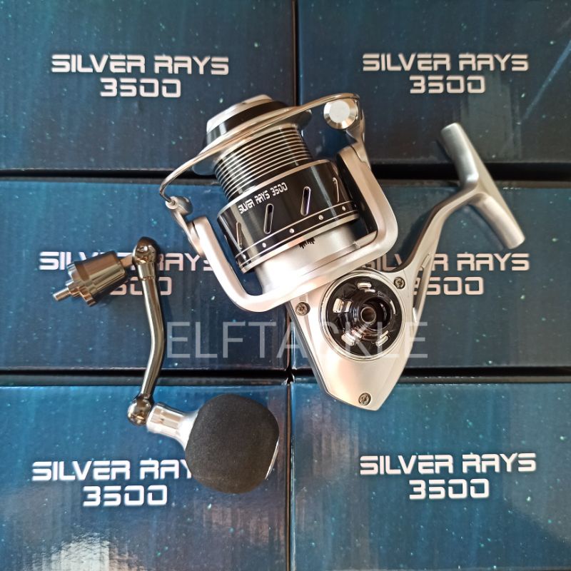 Reel Laut Tridentech Silverrays Silver Rays 3500 5000 6000 7000 Power Handle