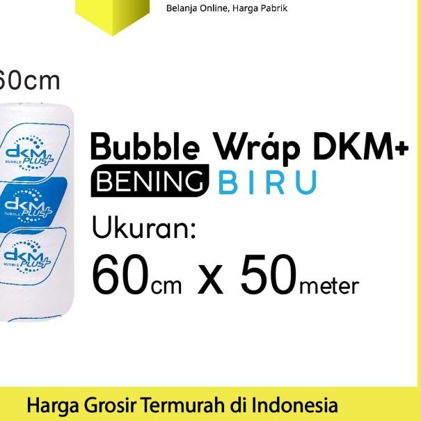 

Plastik Bubble Wrap Bening 60cm x 50m DKM PLUS Bubblewrap / ROLL