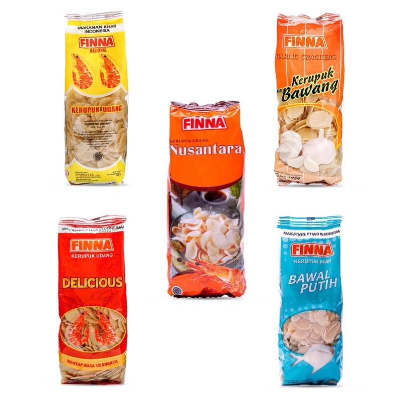 

Finna / Bawal / Kerupuk / Ikan / 380gr / Bawang / Nusantara / Udang / Delicious / Nasional / Mentah