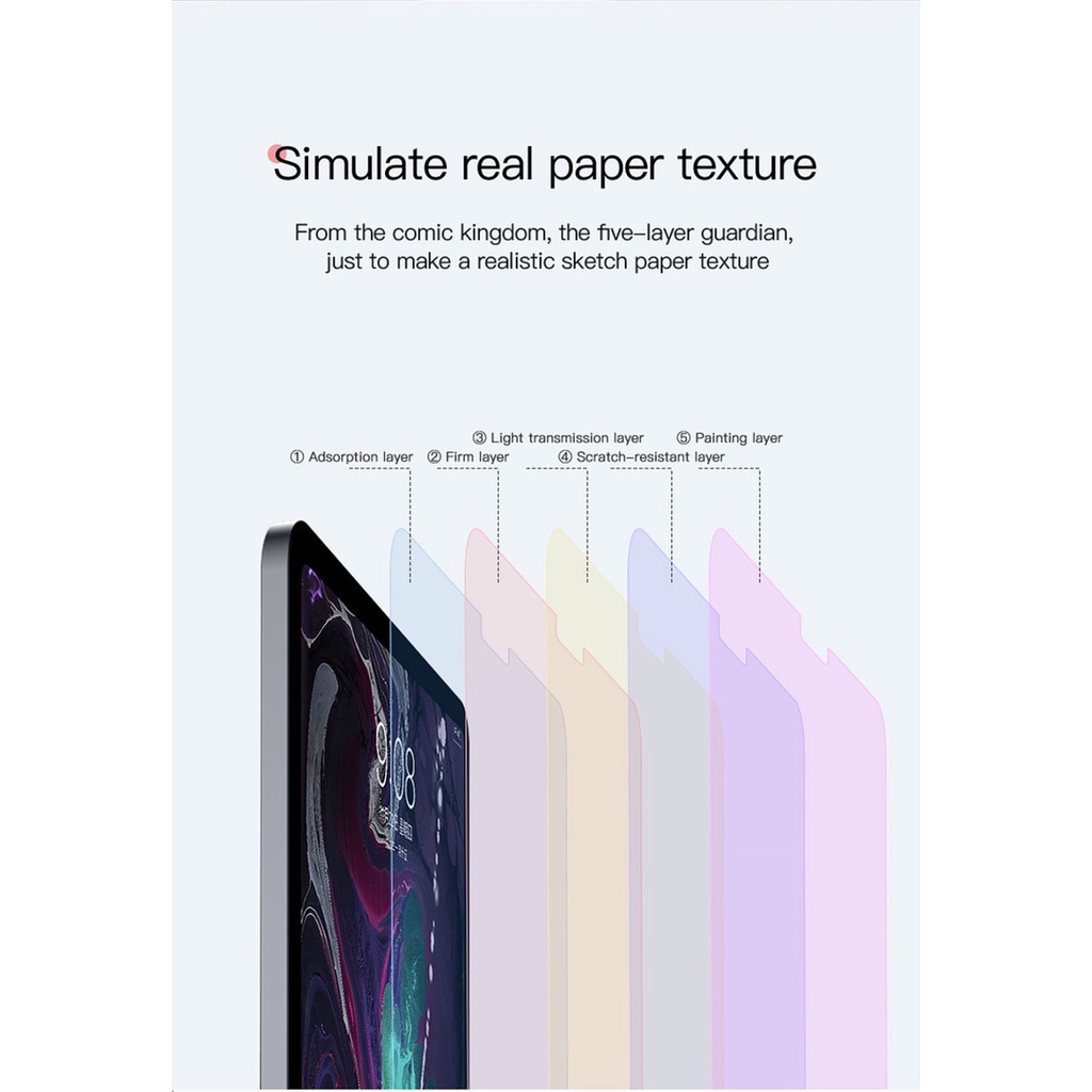 Screen Guard iPad Pro/Air 3 10.5&quot; Paper-like TOTU Protector Matte