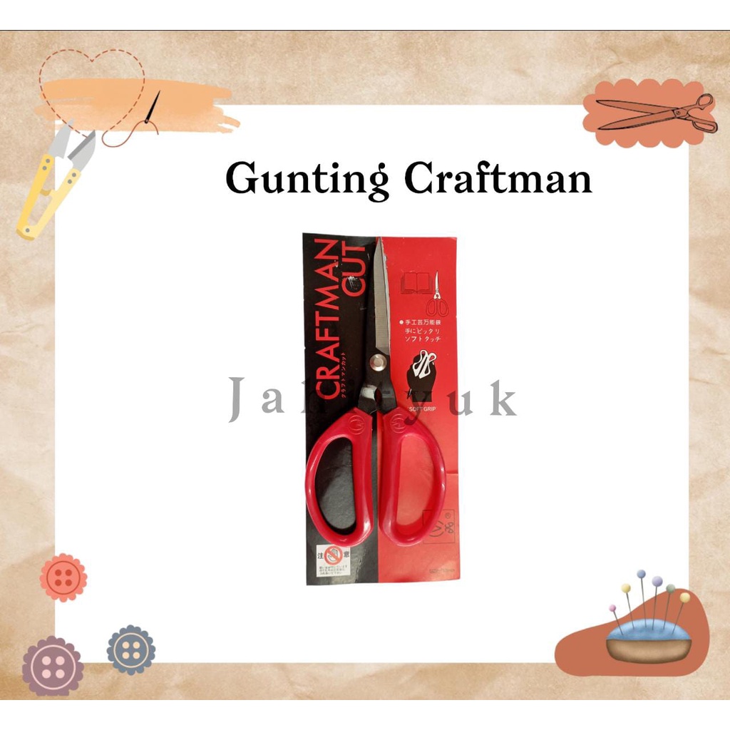 

Gunting Potong Bahan Kain / Gunting CRAFTMAN CUT