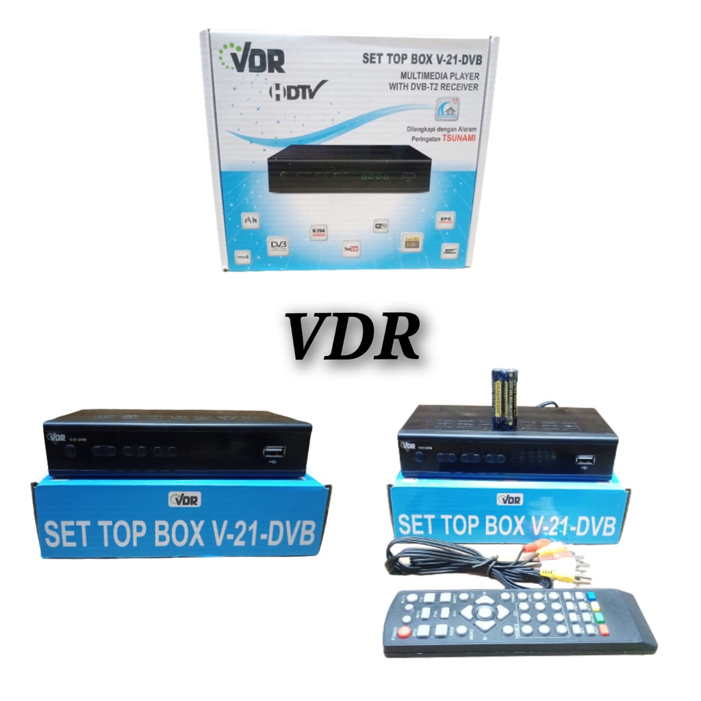 SET TOP BOX VDR V-21-DVB HDTV