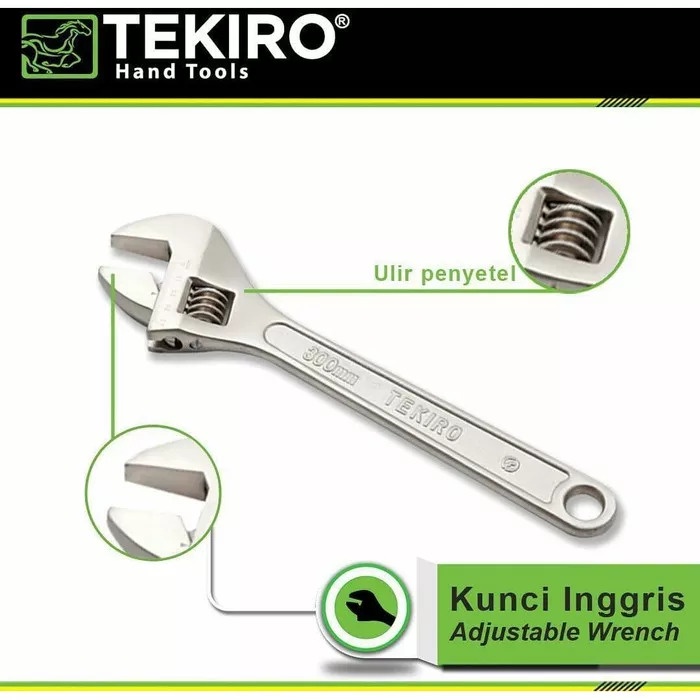 Tekiro Kunci Inggris 12” Kunci Inggris Tekiro 12 Inchi Kunci Inggris Tekiro Original Ukuran 12 Inchi