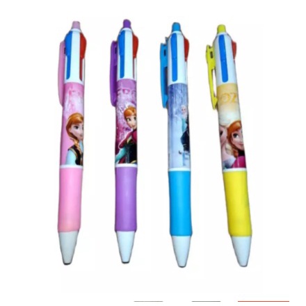 PULPEN 4 WARNA KARAKTER KARTUN