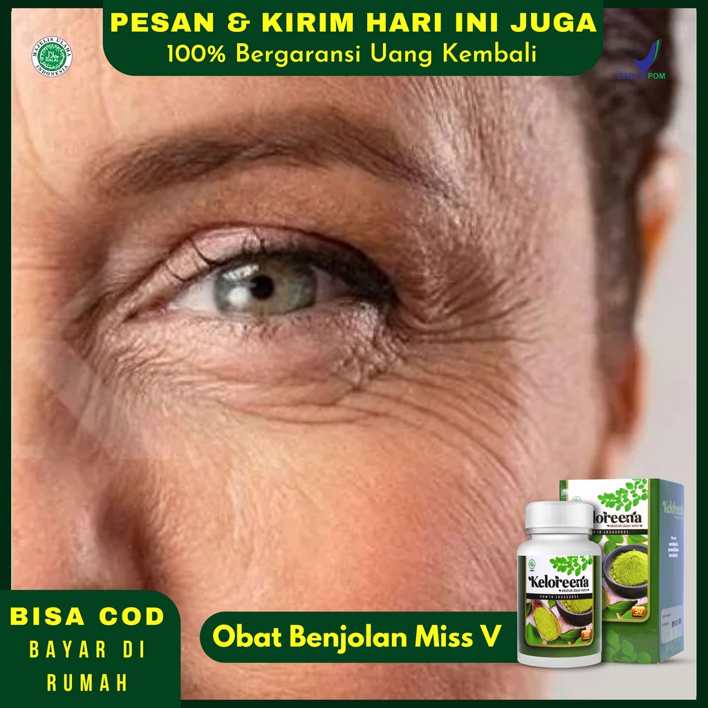 Masker Penghilang Kerutan Wajah Pria dan Wanita - KELOREENA 50 KAPSUL
