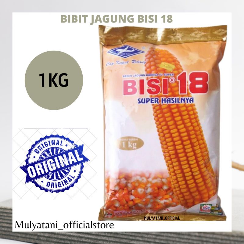 Bibit Benih Jagung Hibrida BISI 18 Original Kemasan 1 KG
