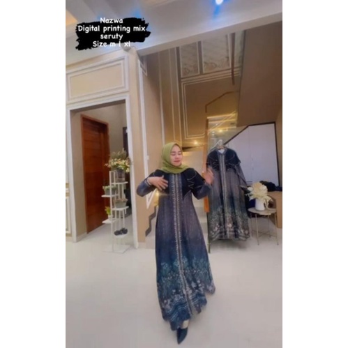 Gamis Nazwa Original New || Nazwa dress||Abaya Nazwa