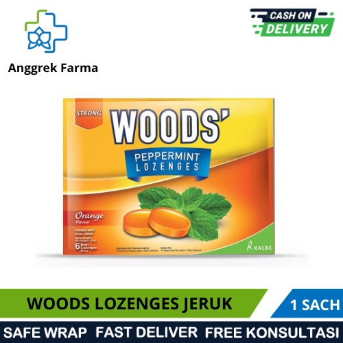 

WOODS LOZENGES JERUK ISI 6 BUTIR/PERMEN PELEGA TENGGOROKAN