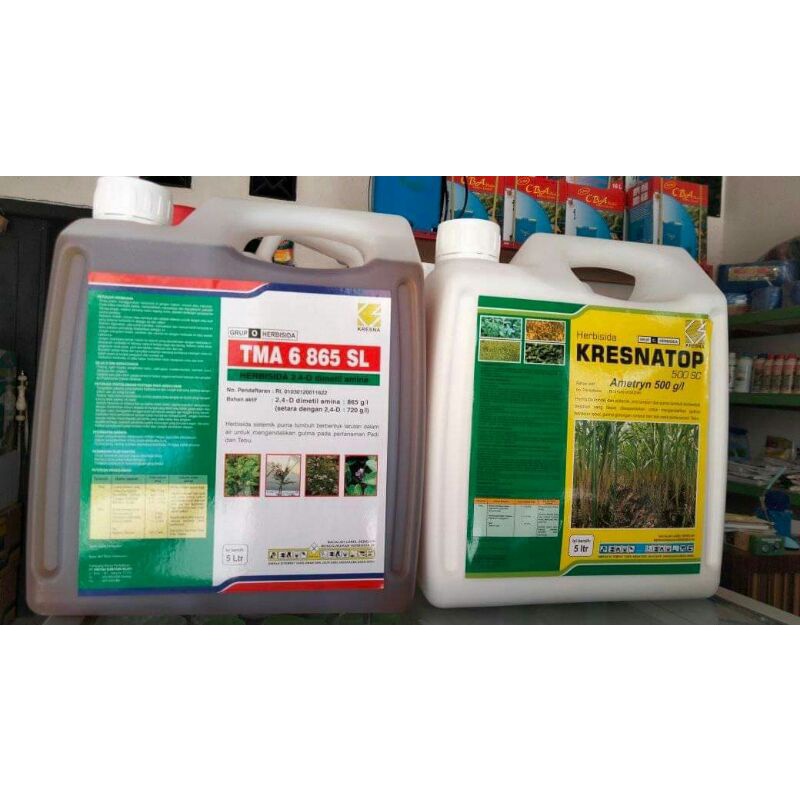 PAKET HERBISIDA UNTUK TEBU (KRESNATOP 5Literan + TMA6 5Literan)