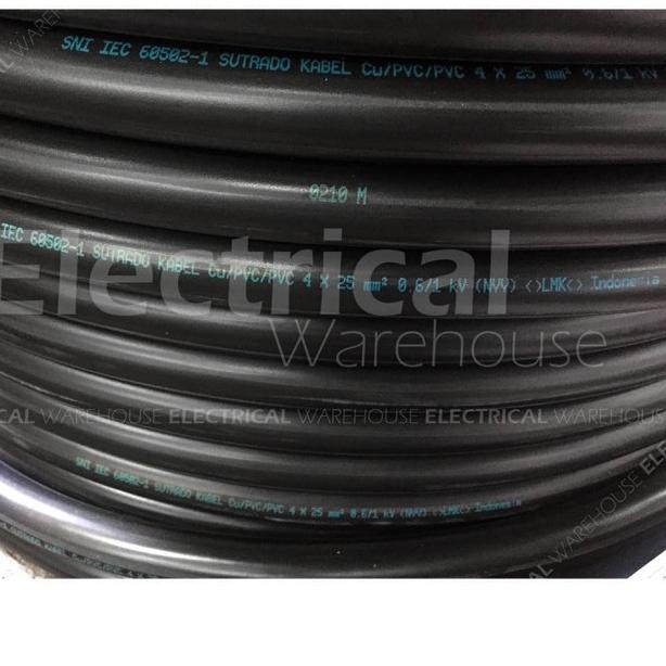 Kabel Listrik NYY 4x25mm2 (4x25mm 4x25 mm mm2)