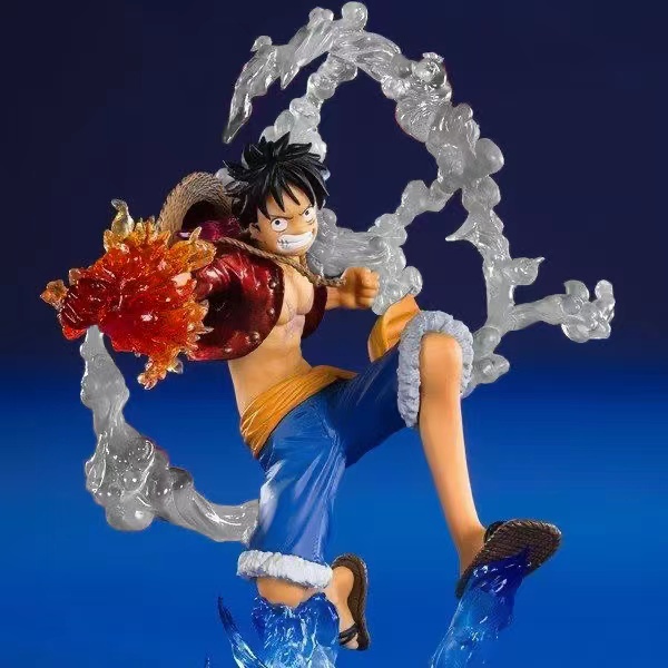 Mainan Action Figure Model Anime One Piece Monkey D Luffy Roronoa Ace Bahan Pvc Untuk Koleksi