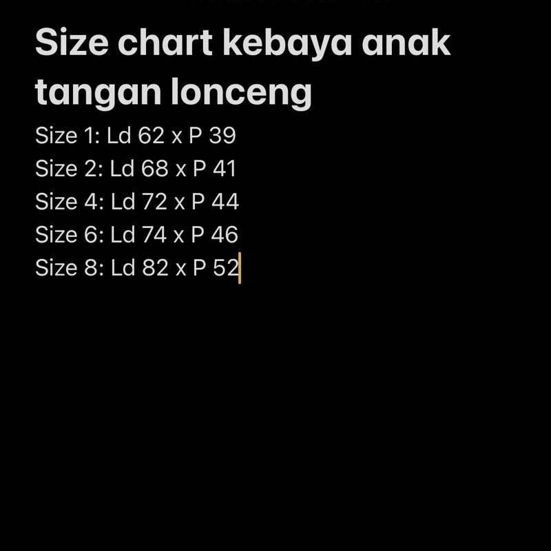 KEBAYA BORDIR ANAK TANGAN LONCENG