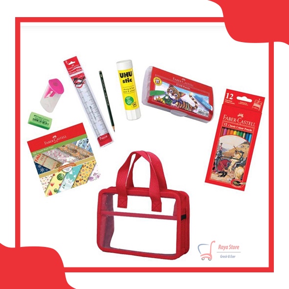 

Paket alat tulis faber castell tanggung