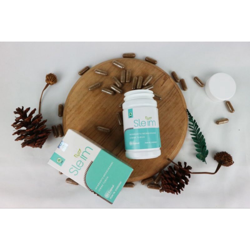 Sleim Herbal Slimming / Pelangsing Herbal | Original isi 50 kapsul