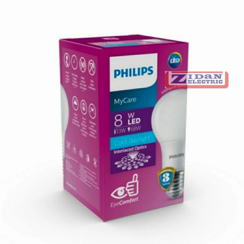 Lampu Led Philips My Care 8W / Lampu Philips Led Bulb 8 Watt