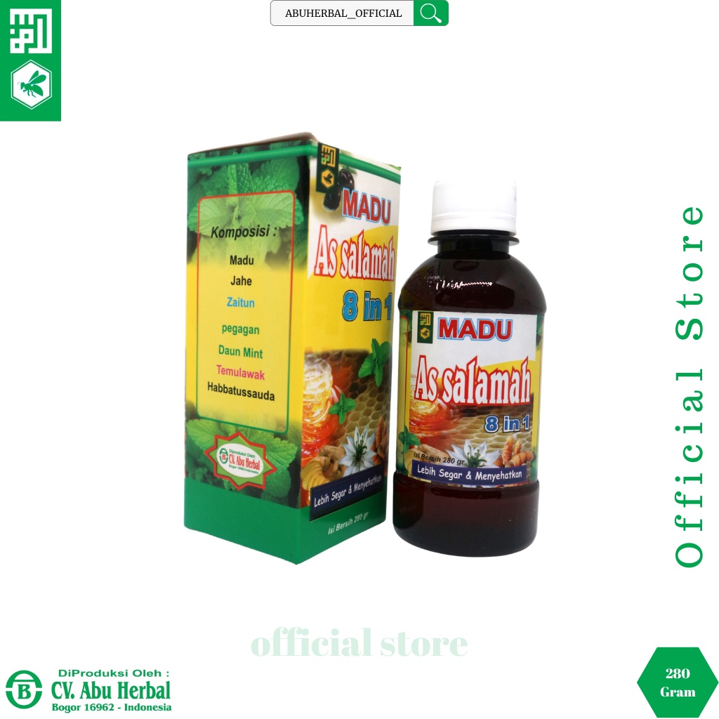 

RB22 Madu Batuk Pilek Demam 8 in1 280 Gram As Salamah Original