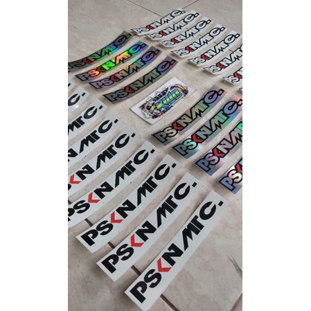 Sticker PSKNMTC. Pasukan Matic panjang 15cm x lebar 2,5cm warna lengkap harga 1pcs sticker termurah