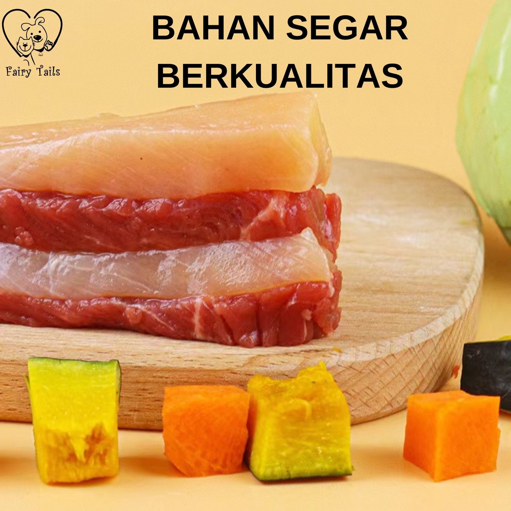 [Premium German Quality] Topping Makanan Rupert's Choice Dari Daging Sayur Buah Segar Untuk Anjing Anabul Toping Suplemen Tambahan Pelengkap Bergizi Untuk Menambah Nafsu Makan / Food Topper For Dog Fresh Meat Fruit and Vegetables