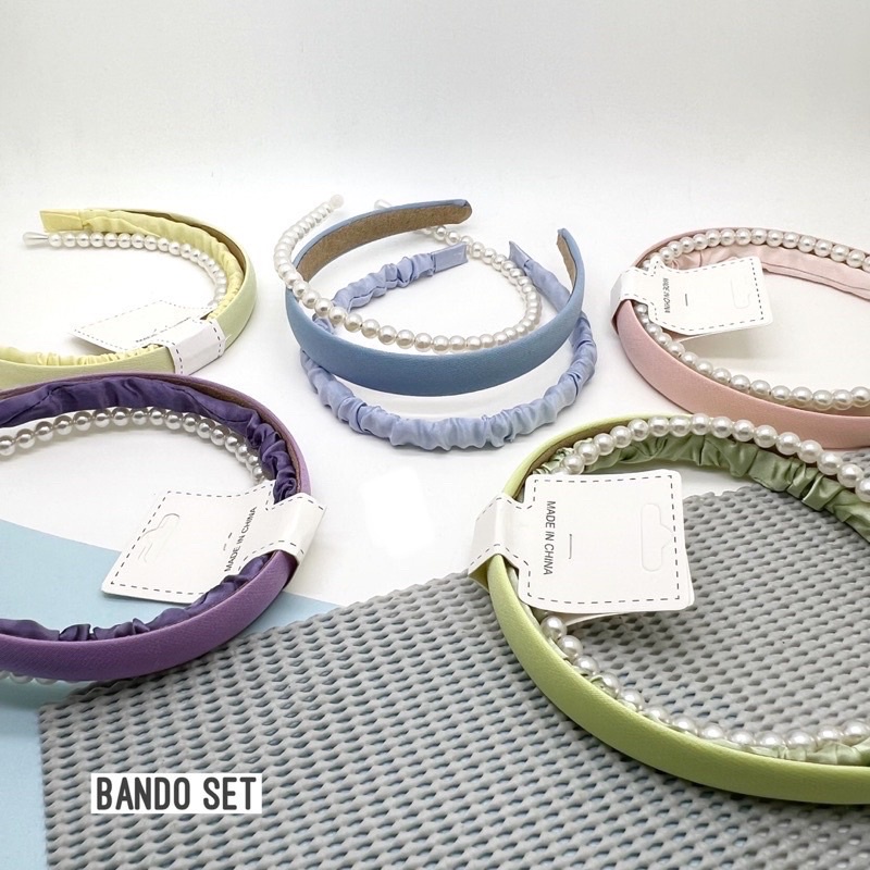 BANDO SCRUNCHIE KOREA / BANDO NAGITA SLAVINA / HEADBAND KOREA FASHION WANITA