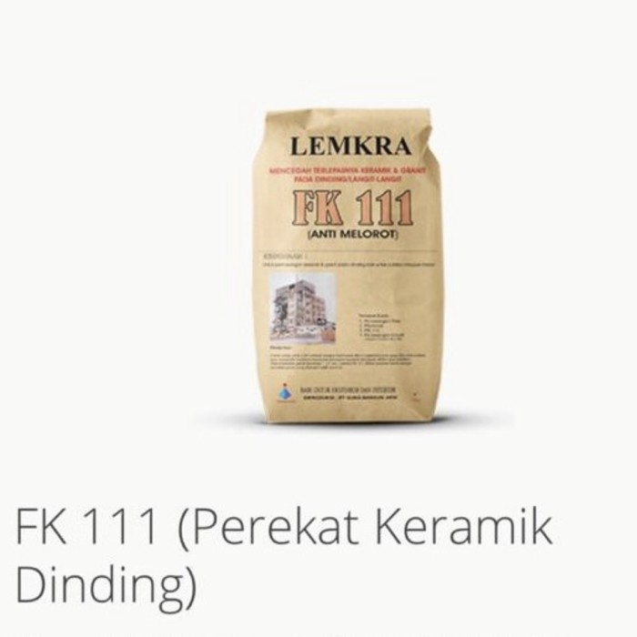 ~~~~~] LEMKRA FK 111 30kg Semen perekat keramik dinding