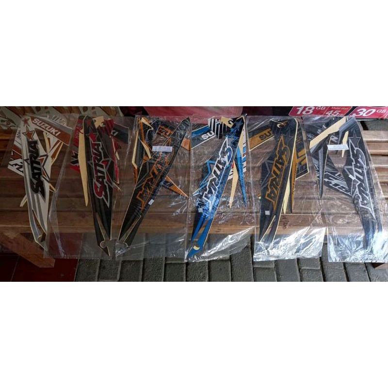 STRIPING SATRIA FU FL 2014 GRADE ORI