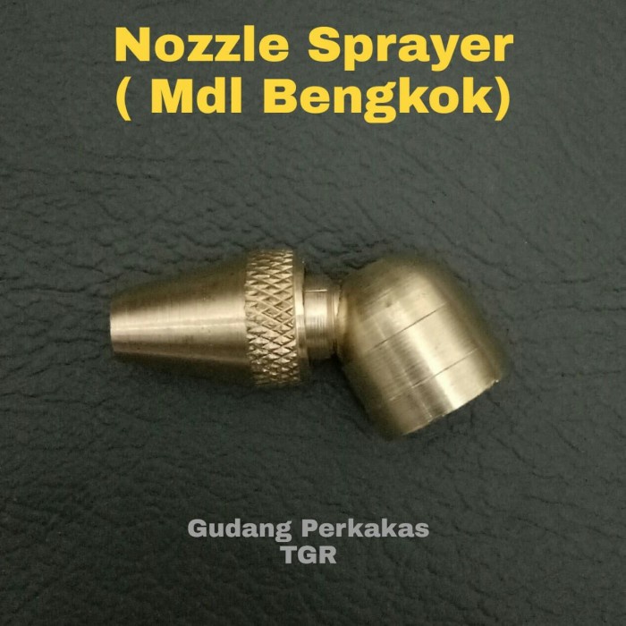 Sistem Pengairan Nozzle Sprayer Model Bengkok / Nosel Bengkok Embun / Kabut / Spuyer