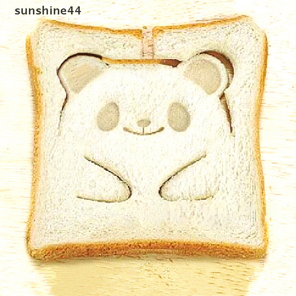 Sunshine Cetakan Pemotong Roti / Kue / Biskuit / Sandwich Bentuk panda Untuk Anak