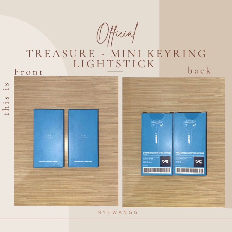 TREASURE - MINI LIGHTSTICK KEYRING OFFICIAL [ready stock]