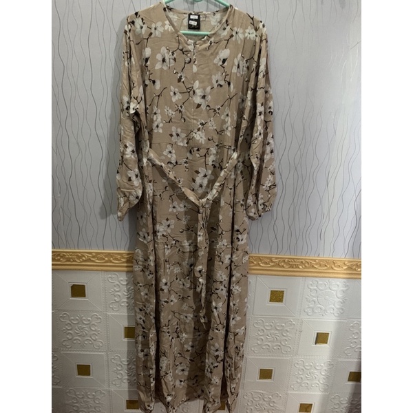 gamis JR1 motif bunga