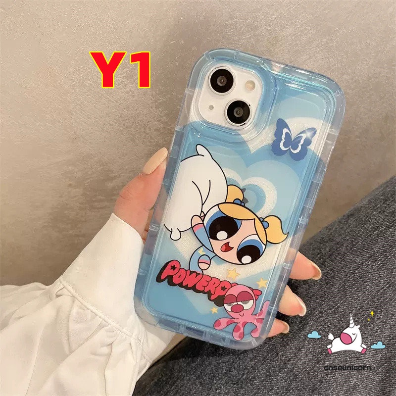 Soft Case TPU Transparan Motif Kartun Girls Untuk iPhone 11 14 13 12 Pro MAX XR 7plus 7 8 6 6S Plus X XS MAX