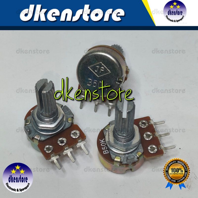 Potensio Stereo 50K potensiometer 50 K ohm murah