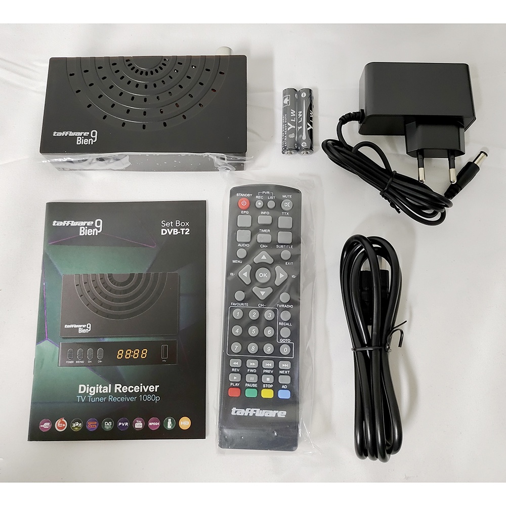 STB Alat Siaran Televisi Set Top Box TV Tabung Digital Satelit Bien 9 Bien9 Dijital Sed Tob Bok With