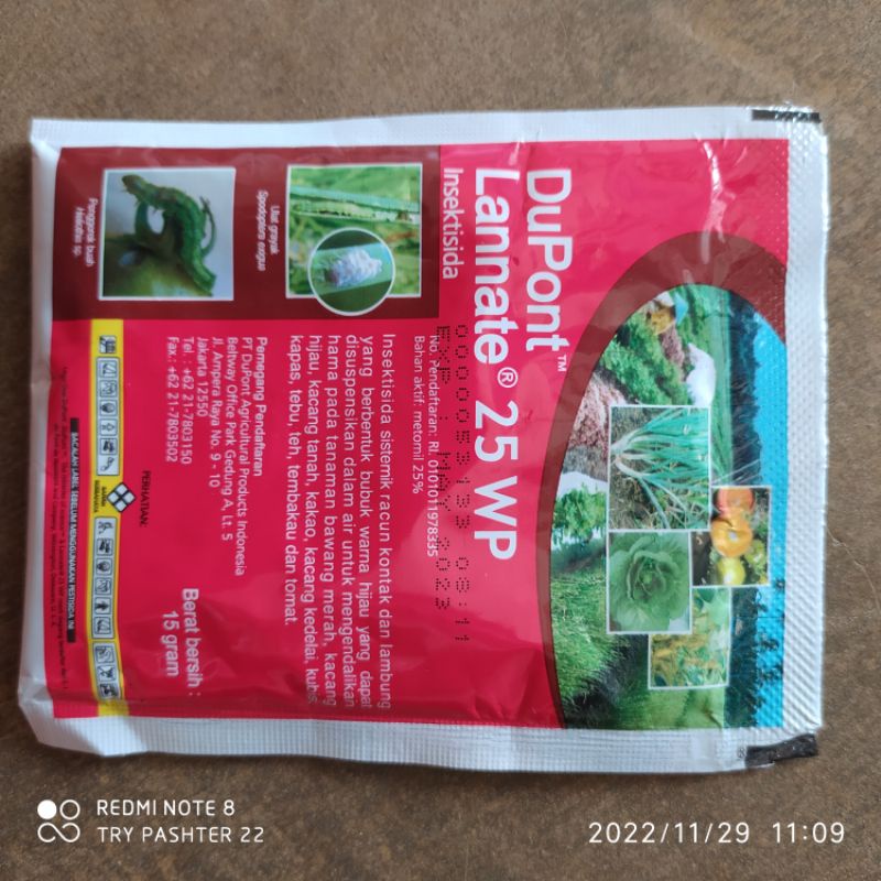 Dupont lannate® 25 WP, insektisida sistemik, racun hama, racun semut