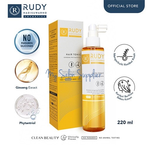 Rudy Hadisuwarno Hair Tonic Ginseng plus Phytantriol 220ml