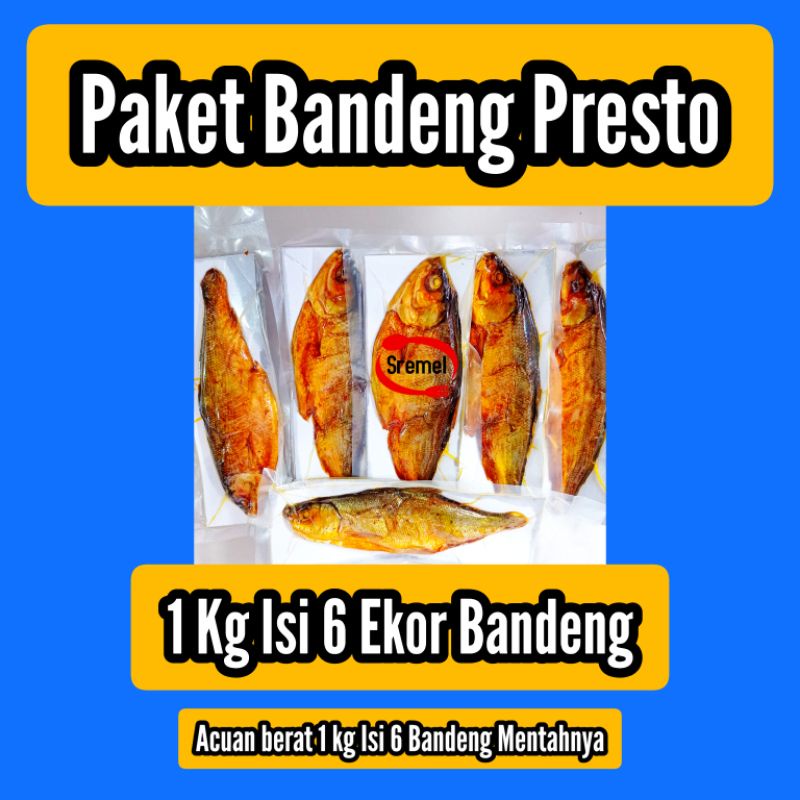 Paket Bandeng Presto 1 Kg Isi 6 Ekor