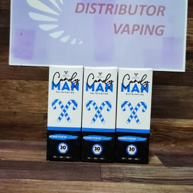 Jual LIQUID SALT SALTNIC CANDYMAN CANDY MAN HONEYDEW MELON 30ML NIC