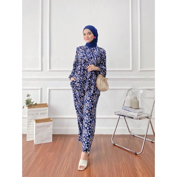 ONESET LENGAN BALON MECCA SET ORIGINAL Hd.id/ONESET KEKINIAN/ONESET KATUN RAYON