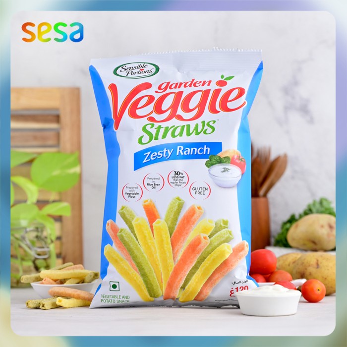 

NEW Sensible Portion - Veggie Straw Zesty Ranch 120 g | Snack