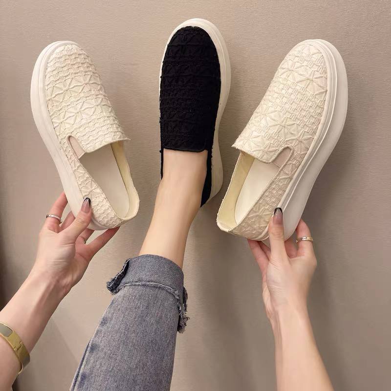 0021 Sepatu Slip ons Wanita Import Women Shoes