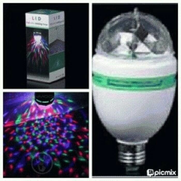 Lampu Disco Full colour - Bohlam Disco - YS Shop