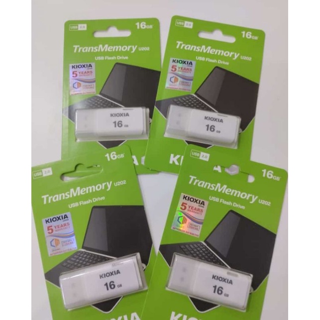 PROMO..FLASHDISK TOSHIBA ,ganti nama jadi KIOXIA ya, 16GB ,USB 2.0..ASLI ORIGINAL (BUKAN KW).GARANSI