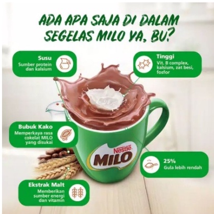 SUSU MILO SACHET 1 RENCENG ISI 10