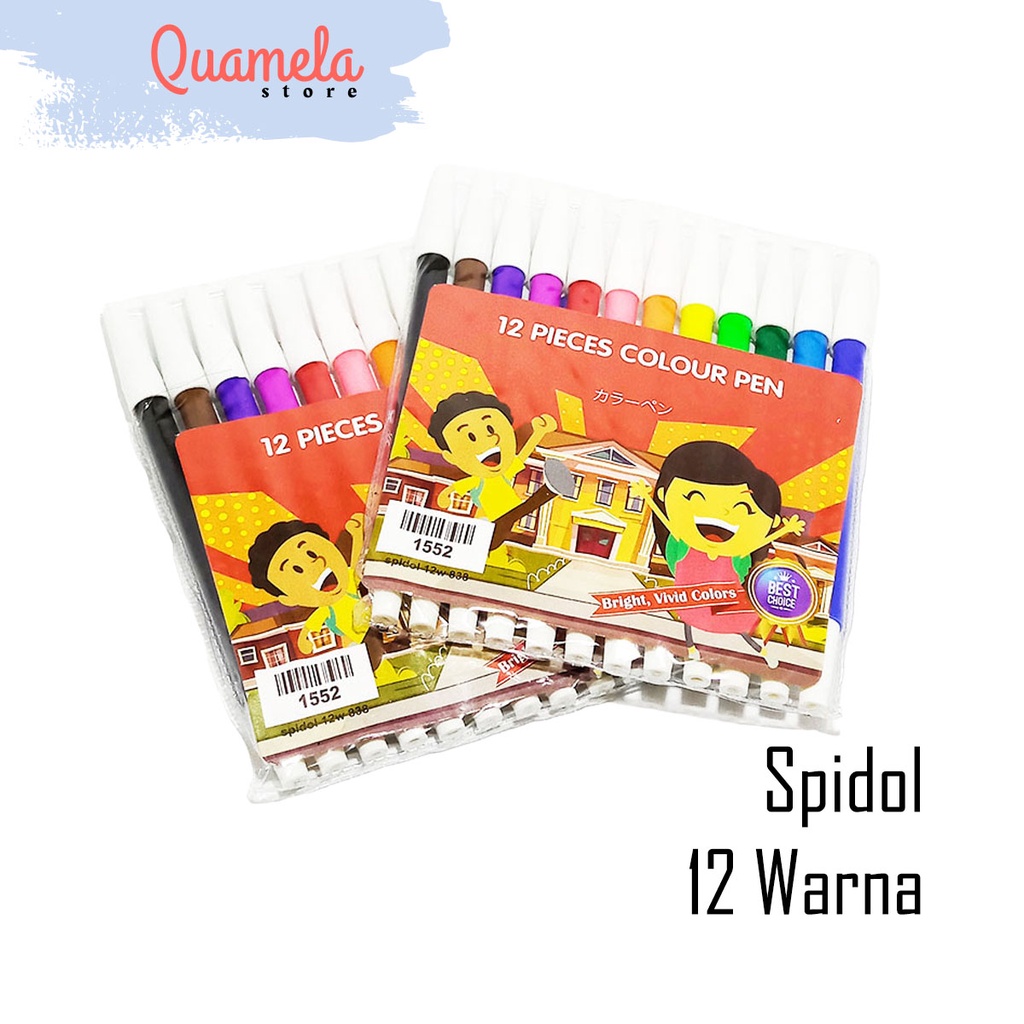 

Spidol 12 Warna Lengkap Spidol Murah Pensil Warna Crayon Alat Tulis Alat Mewarnai Menggambar