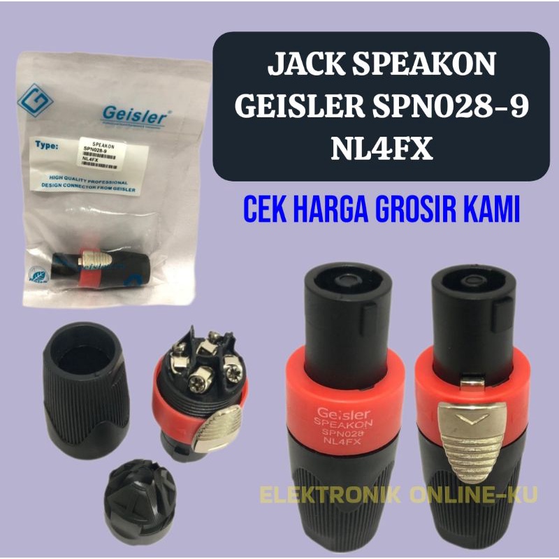 JACK SPEAKON GEISLER SPN028-9 NL4FX