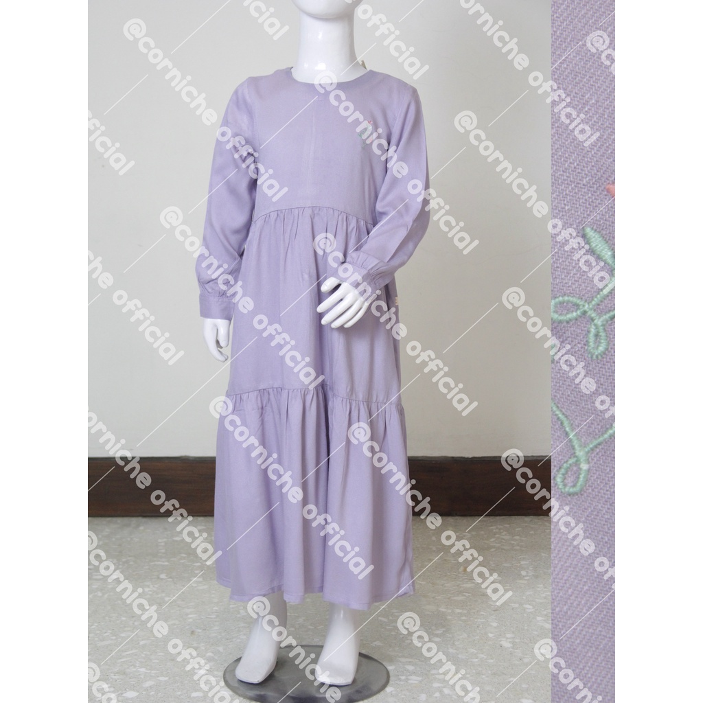 Corniche Kids Alana Dress Kids Purple - TB K50189